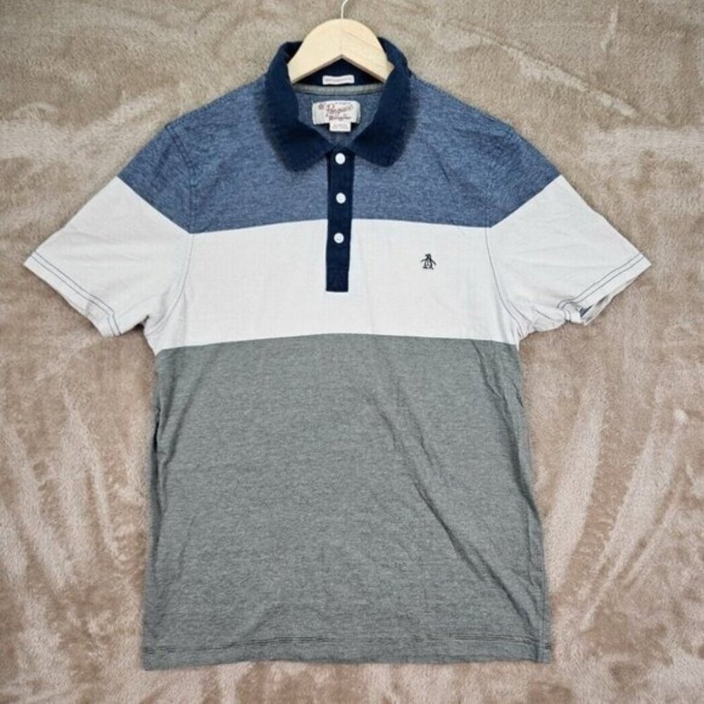 An Original Penguin By Munsingwear Heritage Slim Fit Mens Sz XL Polo Shirt Golf